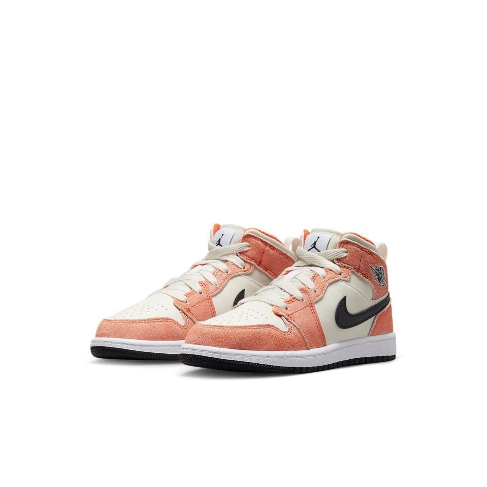(PS) Air Jordan 1 Mid SE 'Orange Suede' DV1341-800 - Image 3