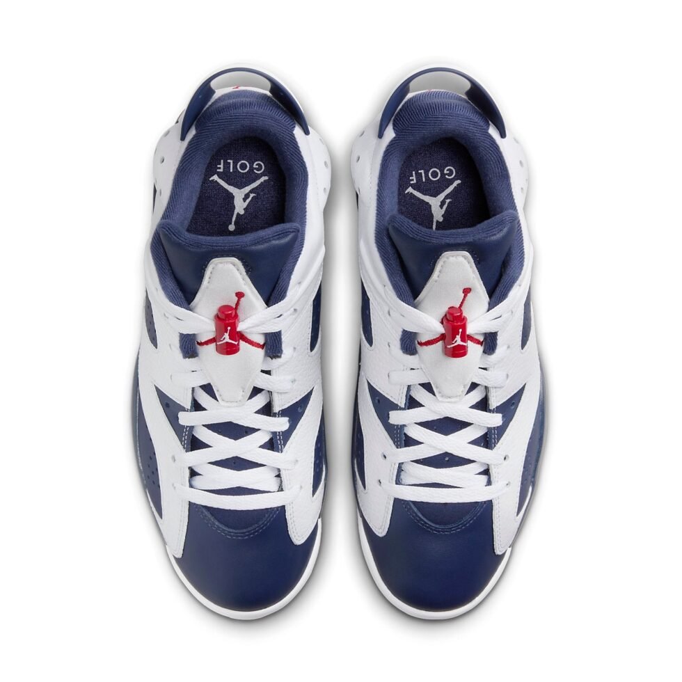 Air Jordan 6 Low Golf 'Olympic' DV1376-101 - Image 3