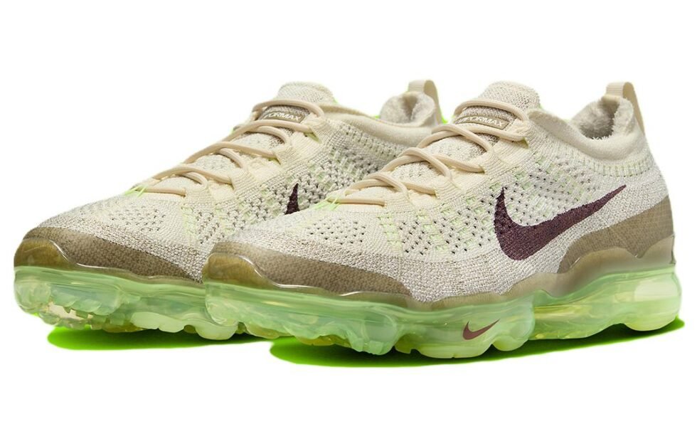 Nike Air VaporMax 2023 Flyknit 'Coconut Milk Olive' DV1678-101 - Image 4
