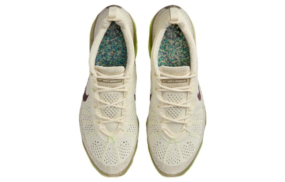 Nike Air VaporMax 2023 Flyknit 'Coconut Milk Olive' DV1678-101 - Image 5