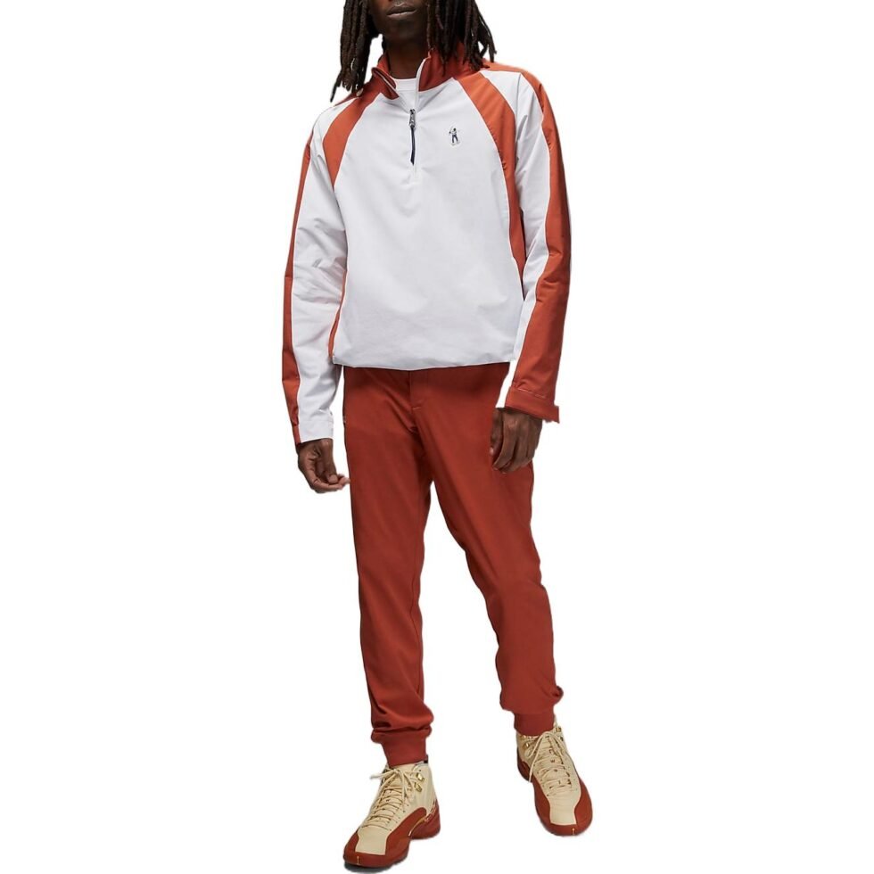 Air Jordan x Eastside Golf Logo Jacket ' White Brown' DV1883-100 - Image 2