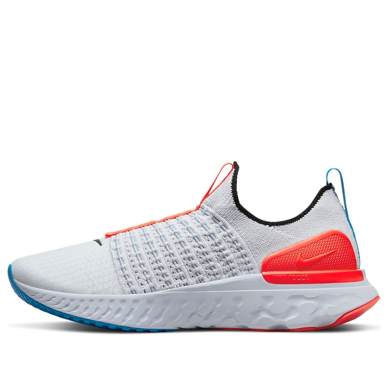 (WMNS) Nike React Phantom Run Flyknit 2 'Grey Bright Crimson' DV2179-001