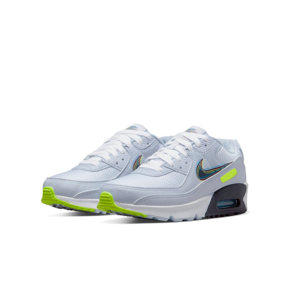 (GS) Nike Air Max 90 'Layered Swoosh' DV3480-100 - Image 3