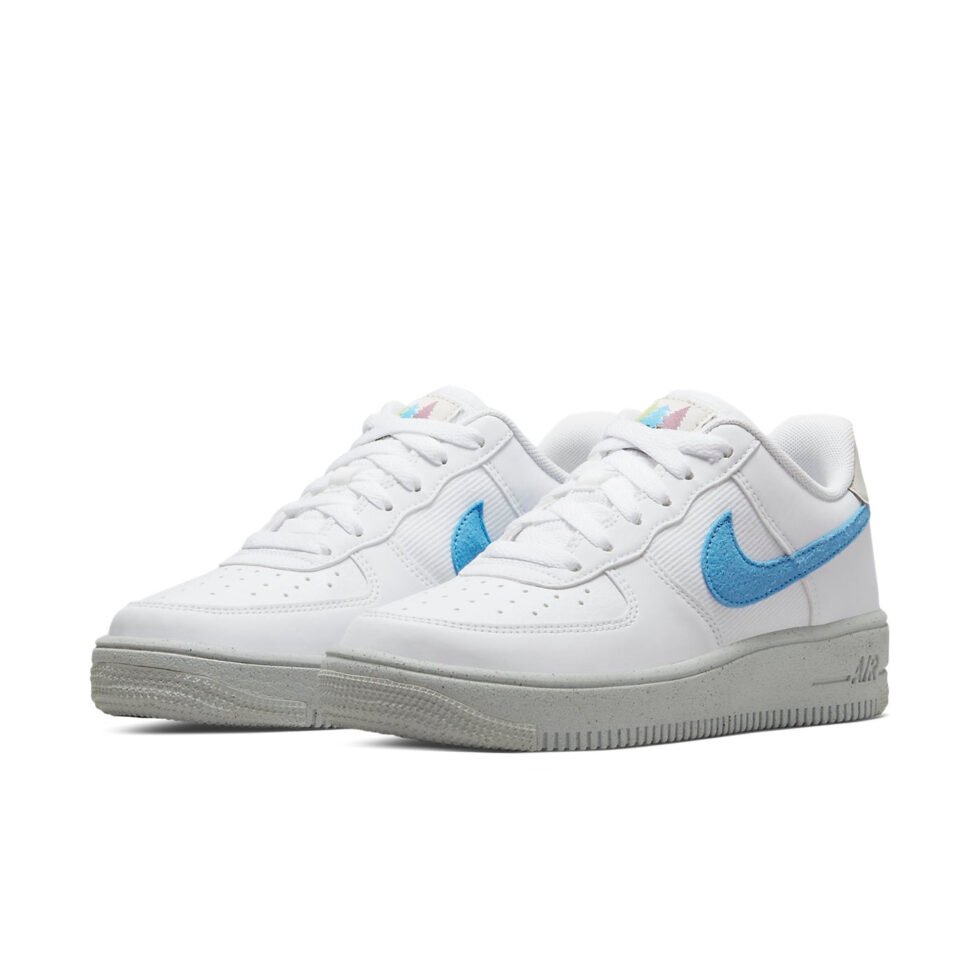 (GS) Nike Air Force 1 Crater 'White Chlorophyll' DV3485-100 - Image 3