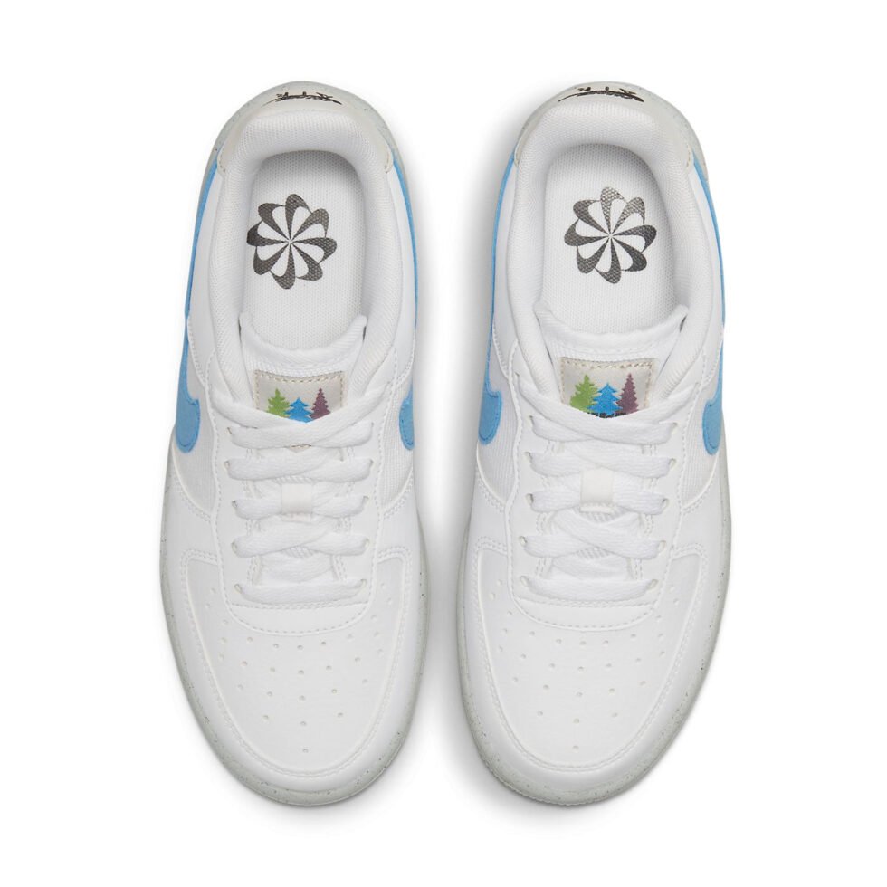 (GS) Nike Air Force 1 Crater 'White Chlorophyll' DV3485-100 - Image 4