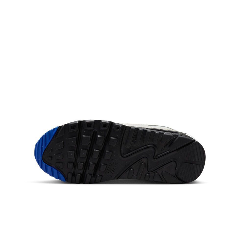 (GS) Nike Air Max 90 Leather 'Summit White Racer Blue' DV3607-100 - Image 6