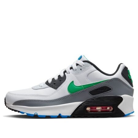 (GS) Nike Air Max 90 LTR 'White Cool Grey Green' DV3607-102