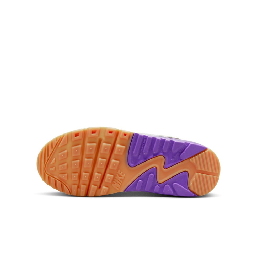 (GS) Nike Air Max 90 Leather 'White Action Grape' DV3607-103 - Image 6