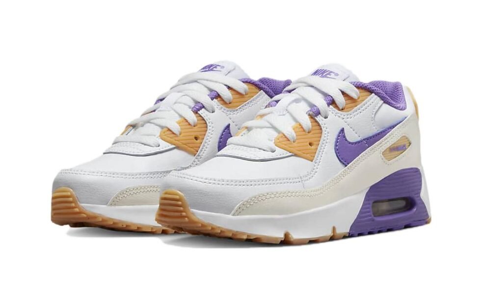 (PS) Nike Air Max 90 LTR 'White Action Grape' DV3608-103 - Image 3