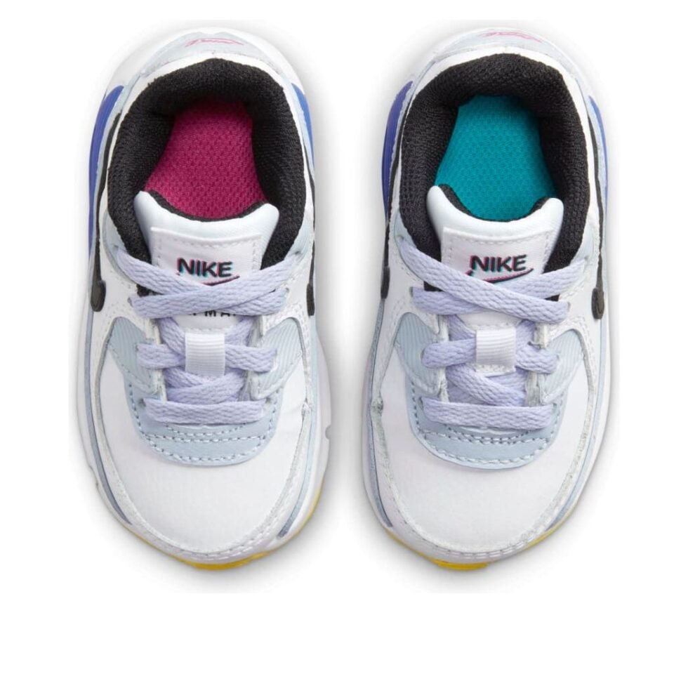 (TD) Nike Air Max 90 Leather 'White Blue Whisper' DV3609-101 - Image 4