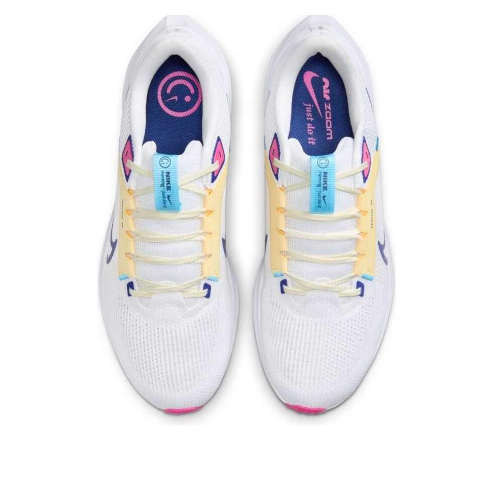 Nike Air Zoom Pegasus 40 'White Pink Royal' DV3853-105 - Image 4