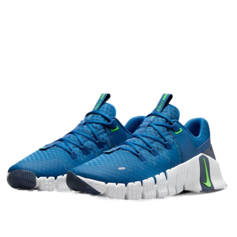 Nike Free Metcon 5 'Court Blue Green Strike' DV3949-401 - Image 3