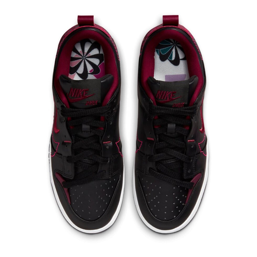 (WMNS) Nike Dunk Low Disrupt 2 'Black Dark Beetroot' DV4024-003 - Image 4