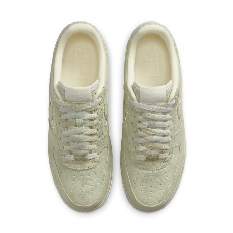 Nike Air Force 1 '07 Premium 'NAI-KE - Olive Aura' DV4246-333 - Image 4