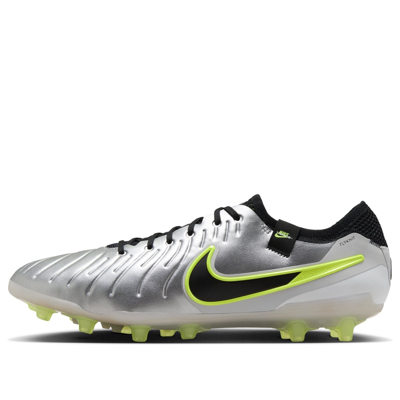 Nike Tiempo Legend 10 Elite AG 'Metallic Silver Volt' DV4330-001
