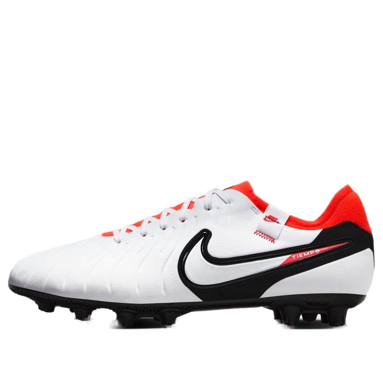 Nike Tiempo Legend 10 Pro HG Low-Top 'White Bright Crimson' DV4332-100