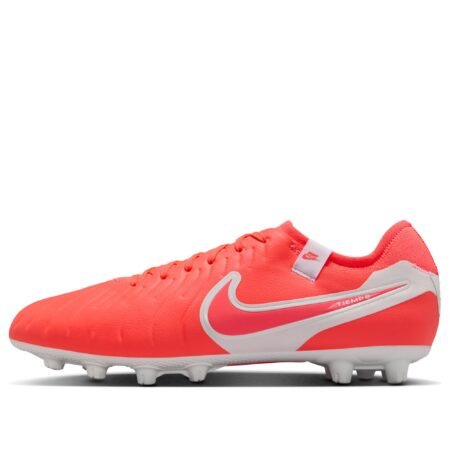 Nike Tiempo Legend 10 Pro Hard Ground Low-Cut Cleats 'Hot Lava White' DV4332-800