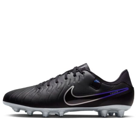 NIKE Tiempo Legend 10 Academy HG Spikes 'Black Hyper Royal Chrome' DV4339-040