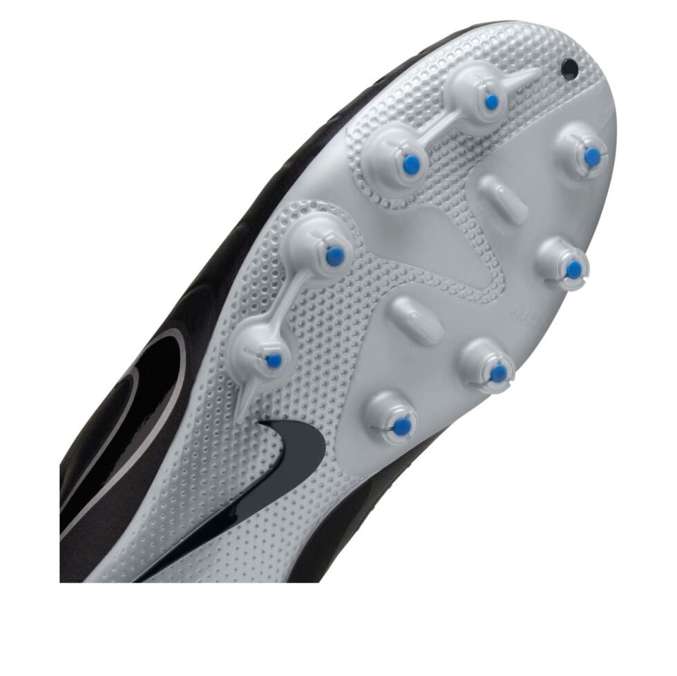 NIKE Tiempo Legend 10 Academy HG Spikes 'Black Hyper Royal Chrome' DV4339-040 - Image 5