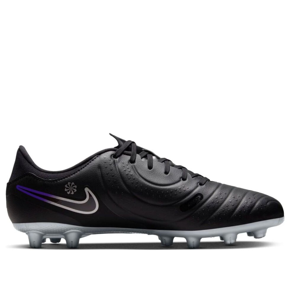 NIKE Tiempo Legend 10 Academy HG Spikes 'Black Hyper Royal Chrome' DV4339-040 - Image 6