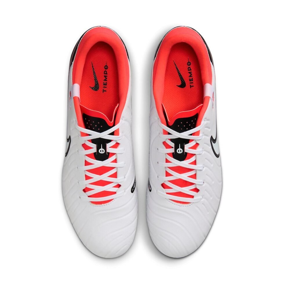 Nike Tiempo Legend 10 Academy HG 'White Bright Crimson' DV4339-100 - Image 4