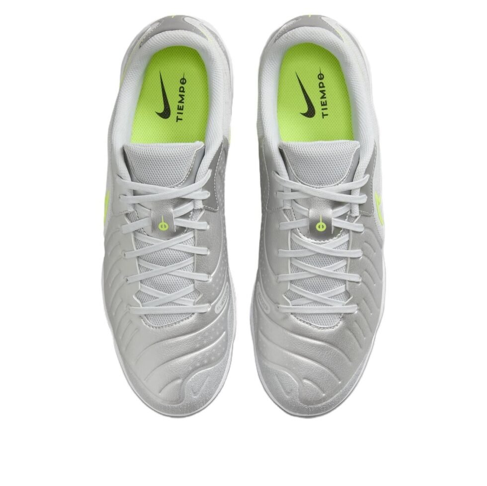 Nike Tiempo Legend 10 Academy 'Metallic Silver Volt' DV4341-001 - Image 3