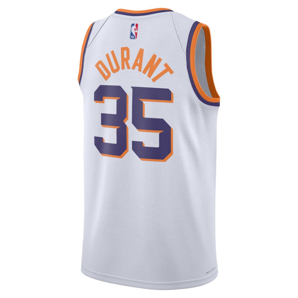 Nike Dri-FIT NBA Swingman Jersey 2023/24 Association Edition 'Phoenix Suns Kevin Durant' DV4851-104 - Image 2