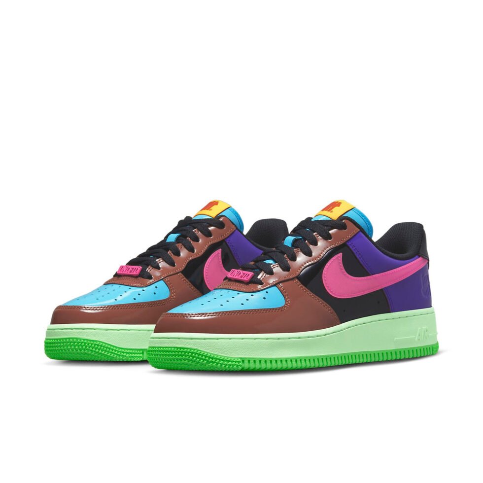Nike x Undefeated Air Force 1 Low 'Multi-Patent Pink Prime' DV5255-200 - Image 3
