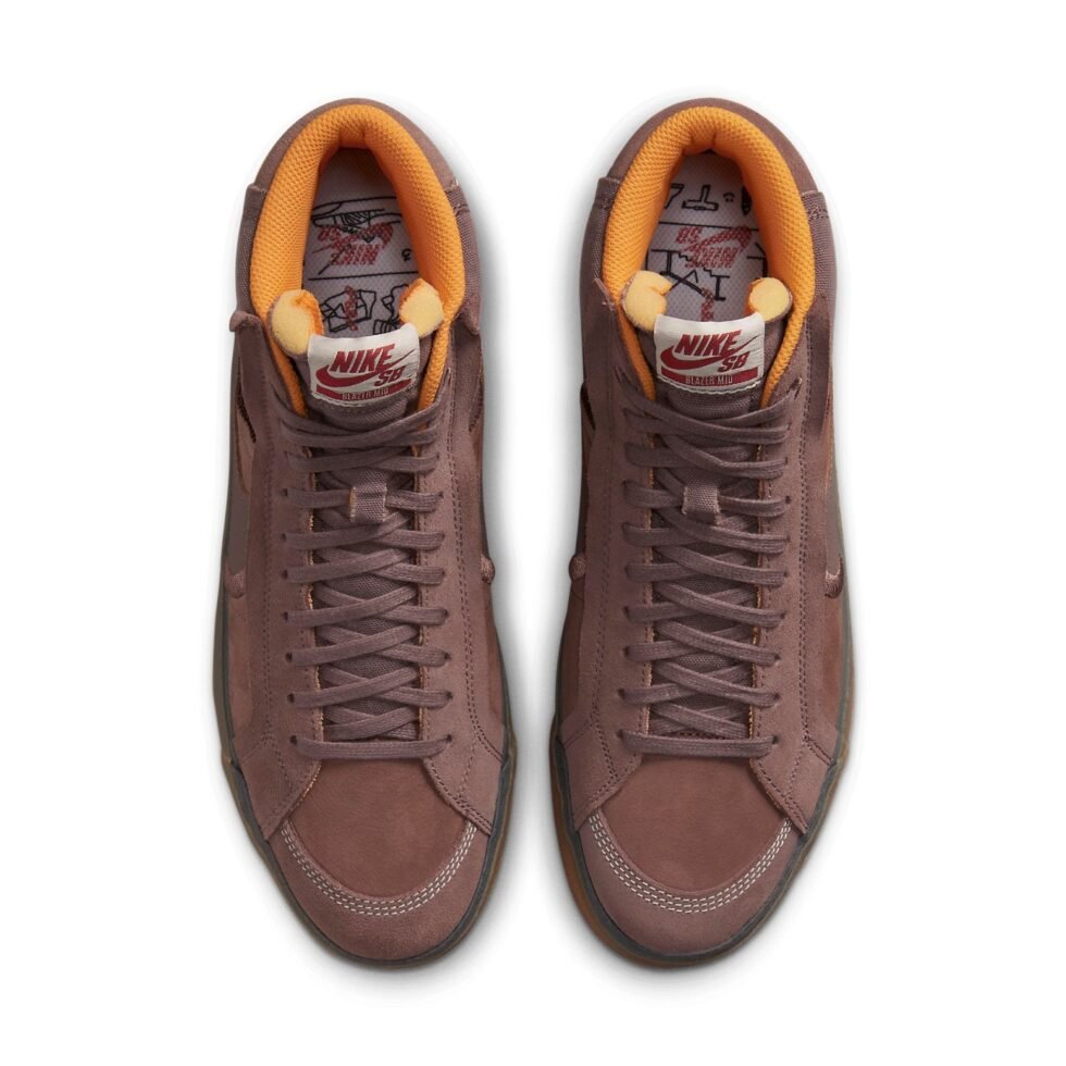 Nike Zoom Blazer Mid Premium Plus SB 'Plum Eclipse Gum' DV5468-200 - Image 4