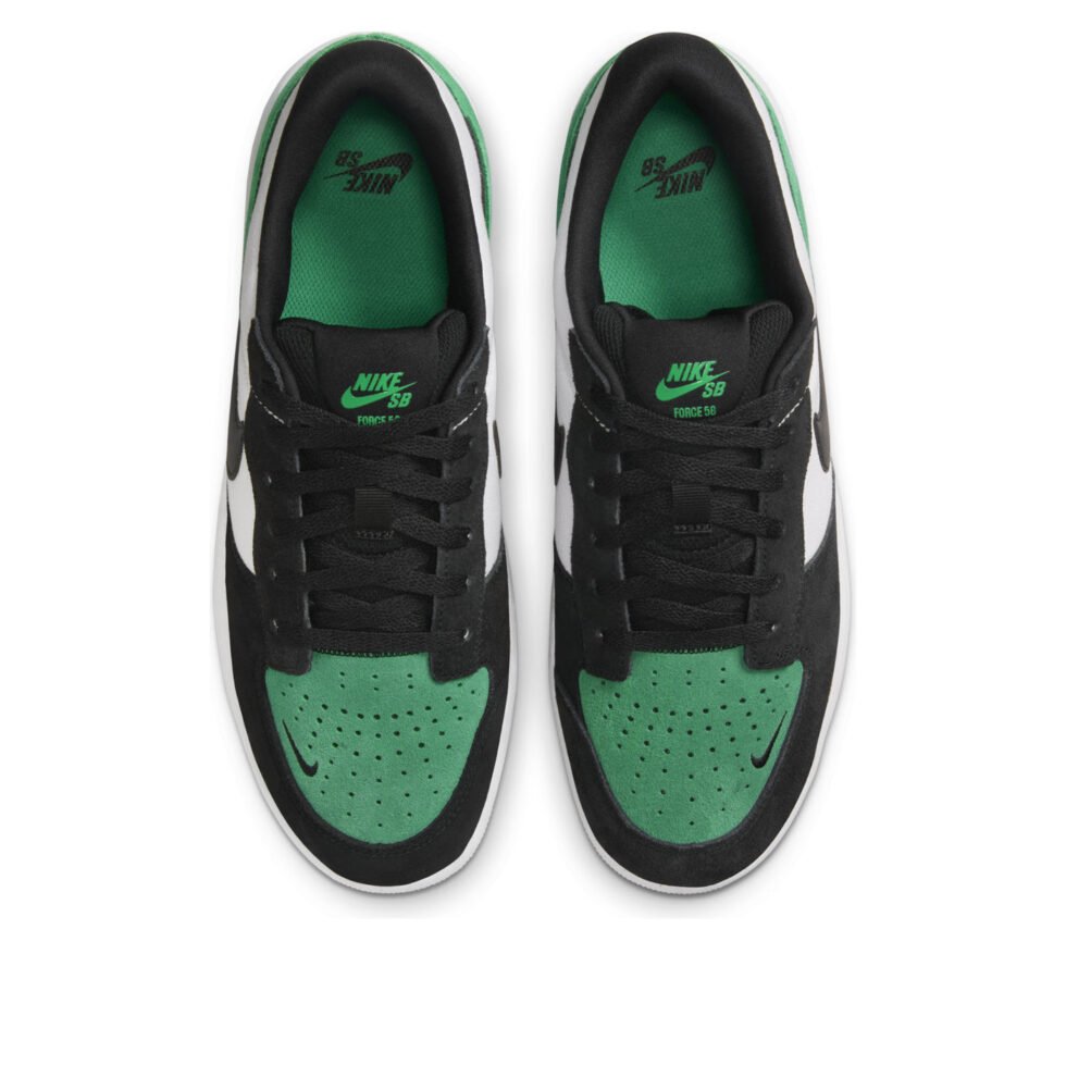 Nike SB Force 58 'White Black Stadium Green' DV5477-101 - Image 2