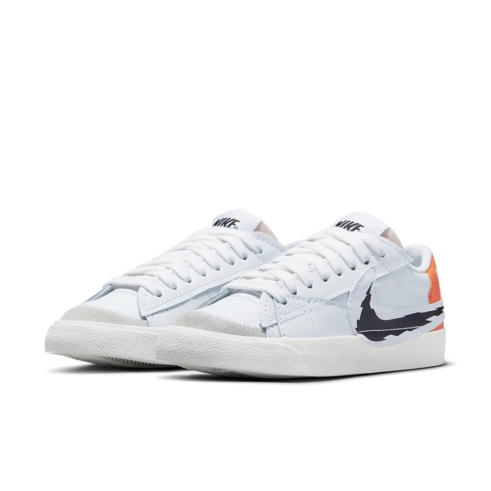 Nike Blazer Low '77 Jumbo 'Glitch Swoosh' DV6484-100 - Image 3