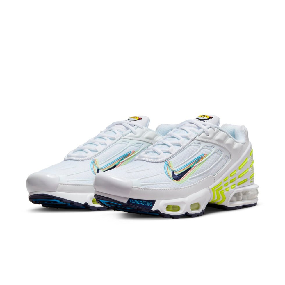 Nike Air Max Plus 3 '3D Swoosh - White Volt' DV6823-100 - Image 3