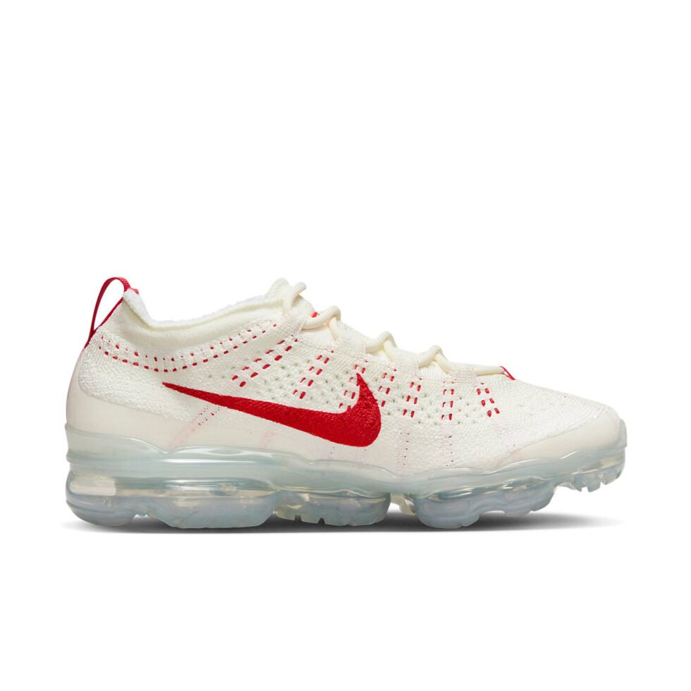 (WMNS) Nike Air VaporMax 2023 Flyknit 'Sail Track Red' DV6840-102 - Image 3