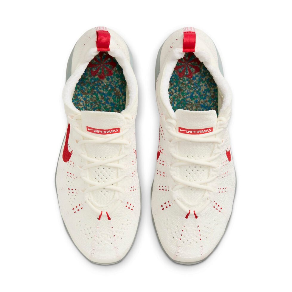 (WMNS) Nike Air VaporMax 2023 Flyknit 'Sail Track Red' DV6840-102 - Image 5