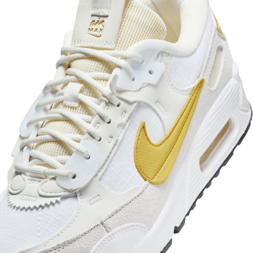 (WMNS) Nike Air Max 90 Futura 'White Saturn Gold' DV7190-102 - Image 7