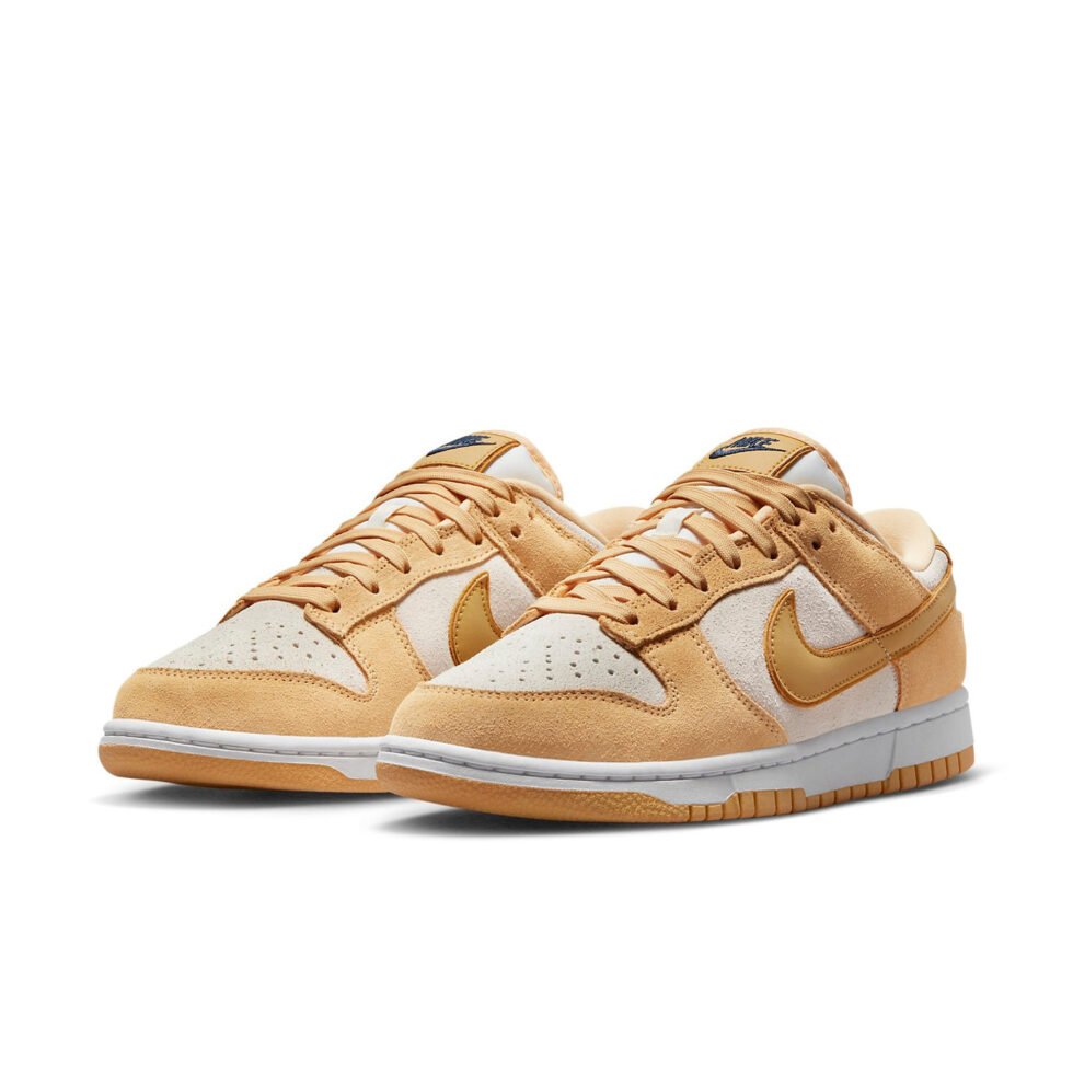 (WMNS) Nike Dunk Low 'Celestial Gold Suede' DV7411-200 - Image 3