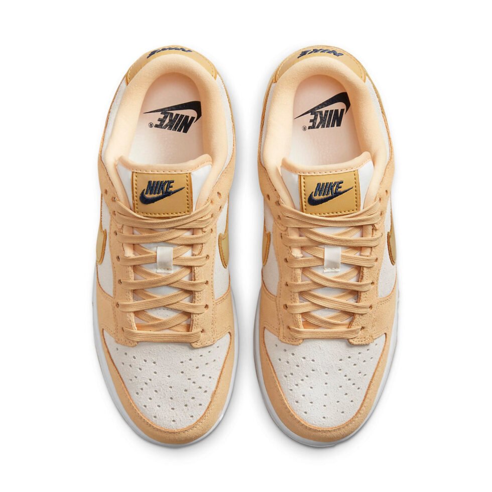 (WMNS) Nike Dunk Low 'Celestial Gold Suede' DV7411-200 - Image 4