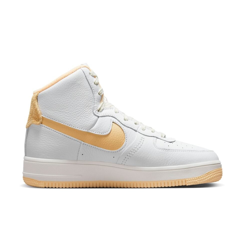 (WMNS) Nike Air Force 1 High Sculpt 'White Pale Vanilla' DV7454-100 - Image 2