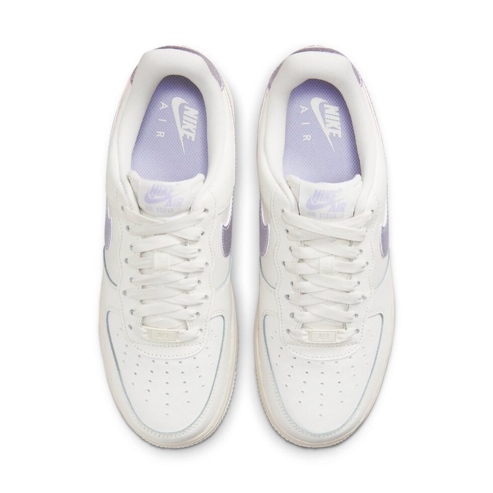 (WMNS) Nike Air Force 1 Low 'Sail Oxygen Purple' DV7470-100 - Image 4