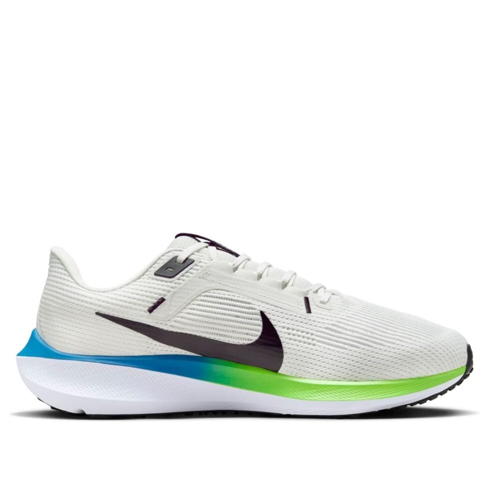 Nike Air Zoom Pegasus 40 Extra Wide 'Platinum Tint Green Strike' DV7480-006 - Image 2