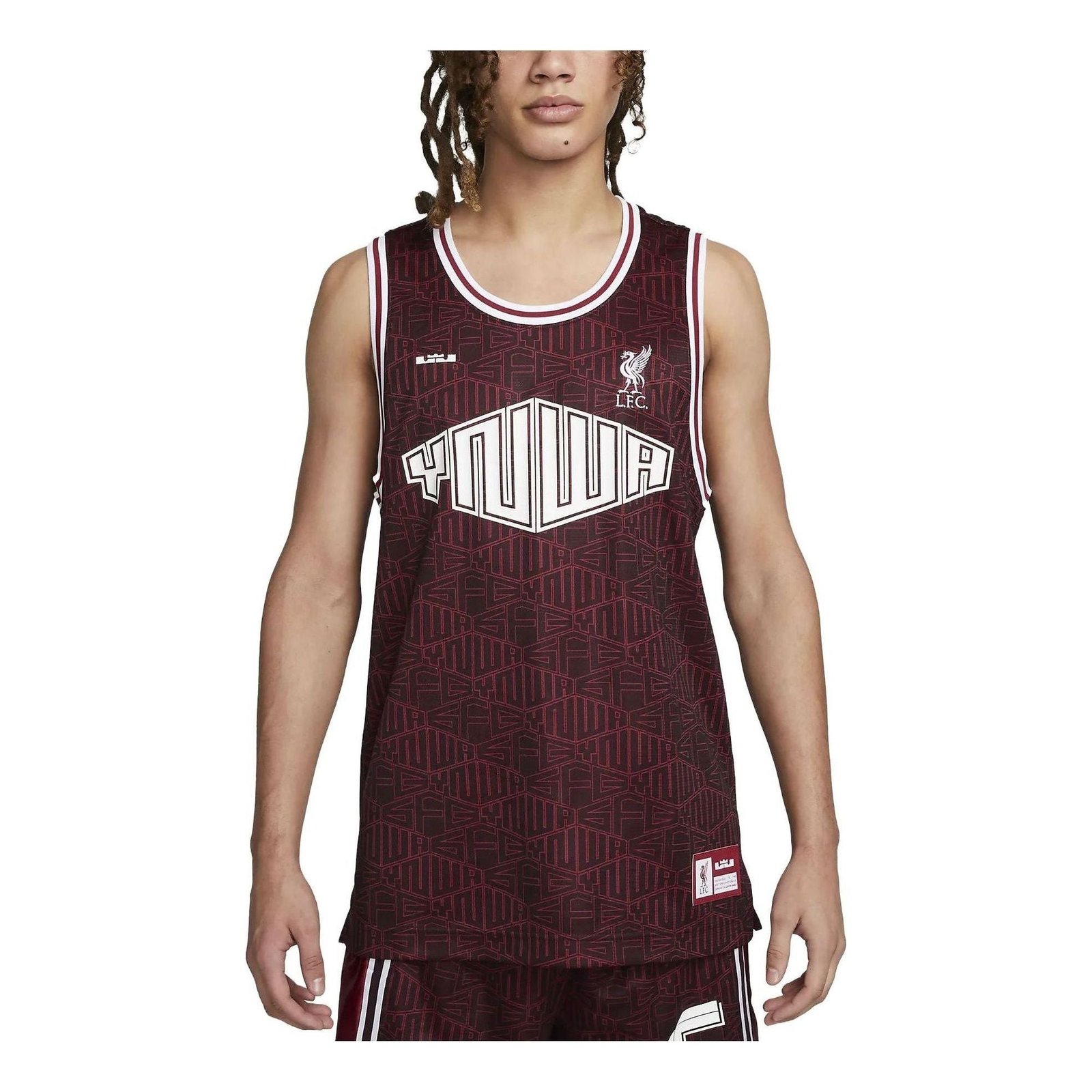 Nike DNA LeBron x Liverpool FC Basketball Jersey 'Burgundy Crush' DV9518-652