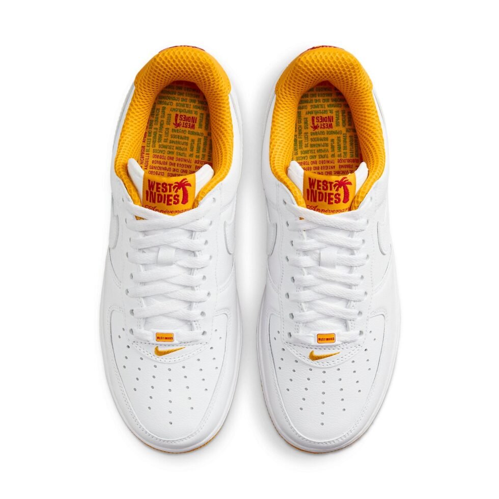 Nike Air Force 1 Low 'West Indies - University Gold' DX1156-101 - Image 3