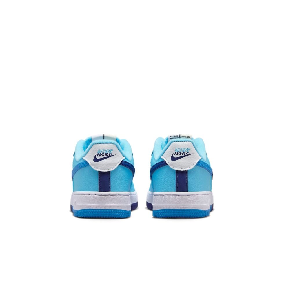(PS) Nike Force 1 LV8 'Split - Light Photo Blue' DX2164-100 - Image 5