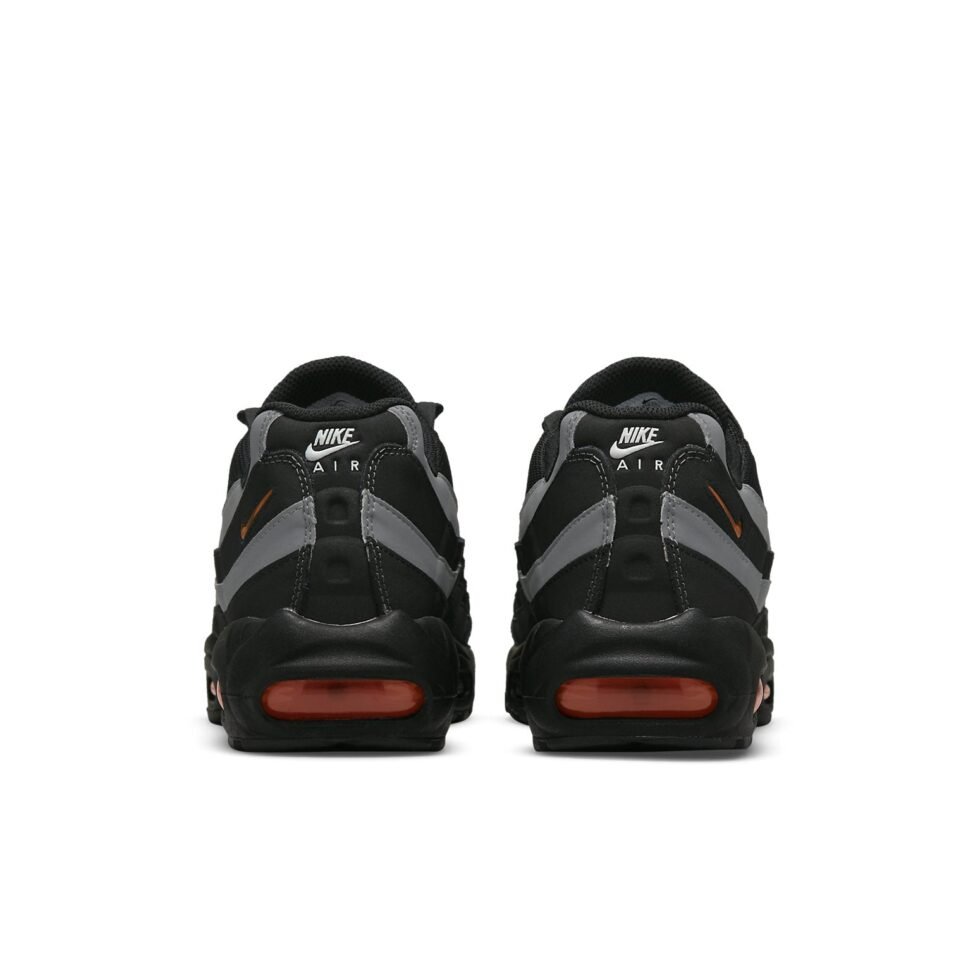 Nike Air Max 95 'Black Grey Safety Orange' DX2657-001 - Image 5