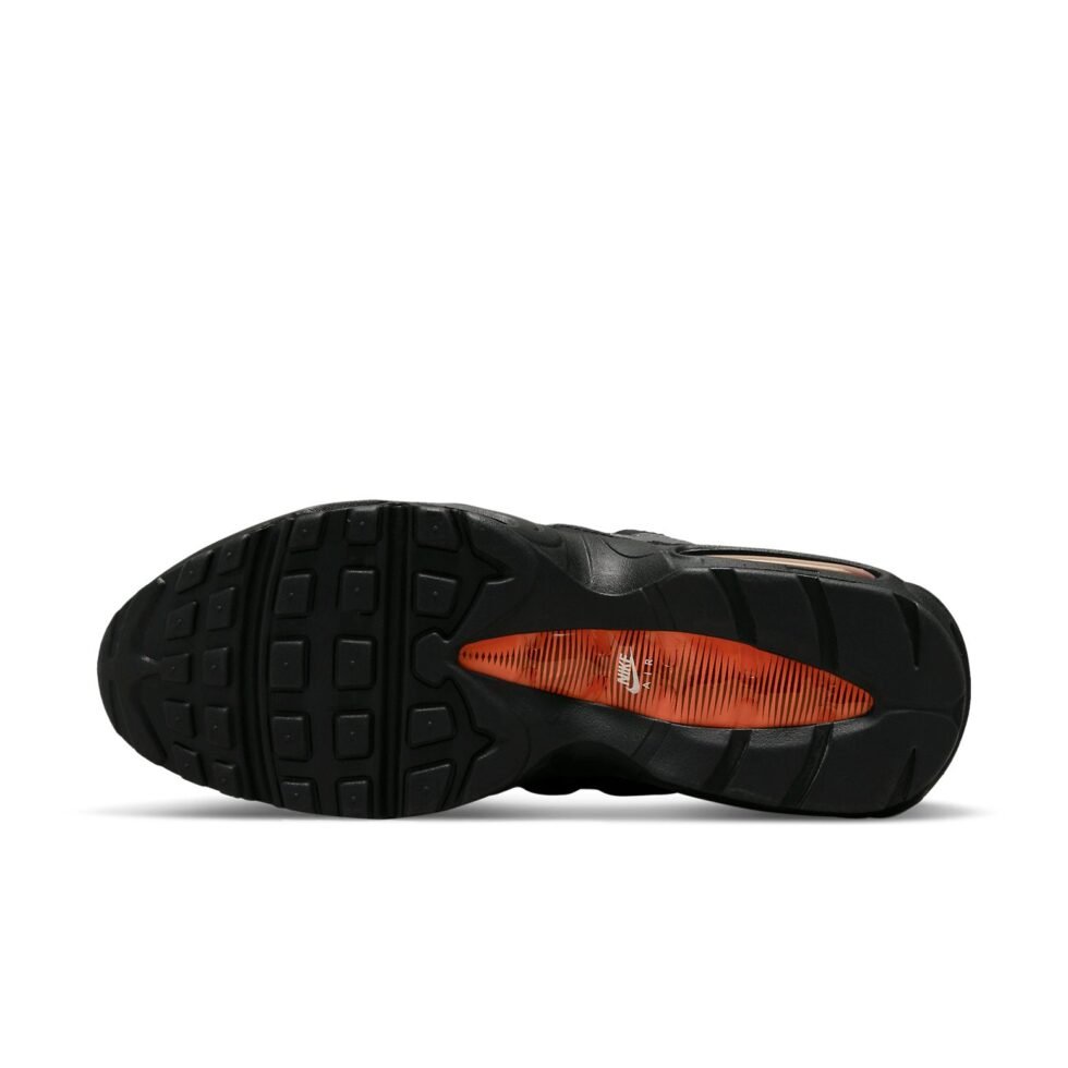Nike Air Max 95 'Black Grey Safety Orange' DX2657-001 - Image 6