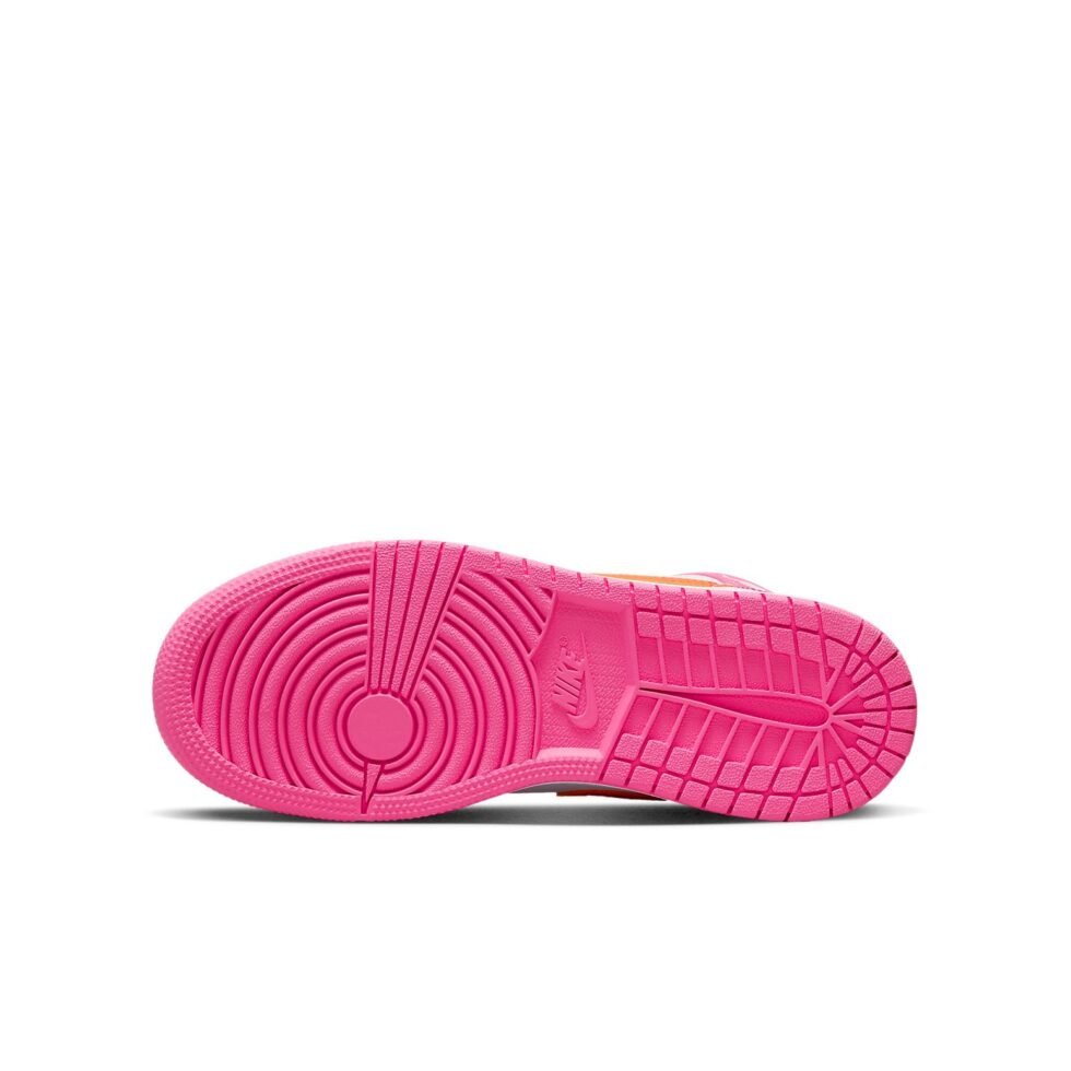 (GS) Air Jordan 1 Mid 'Pinksicle Orange' DX3240-681 - Image 6