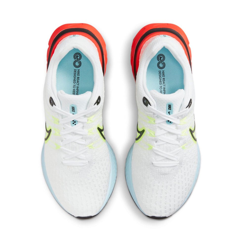 (WMNS) Nike React Infinity Run Flyknit 3 'White Volt' DX3351-100 - Image 4