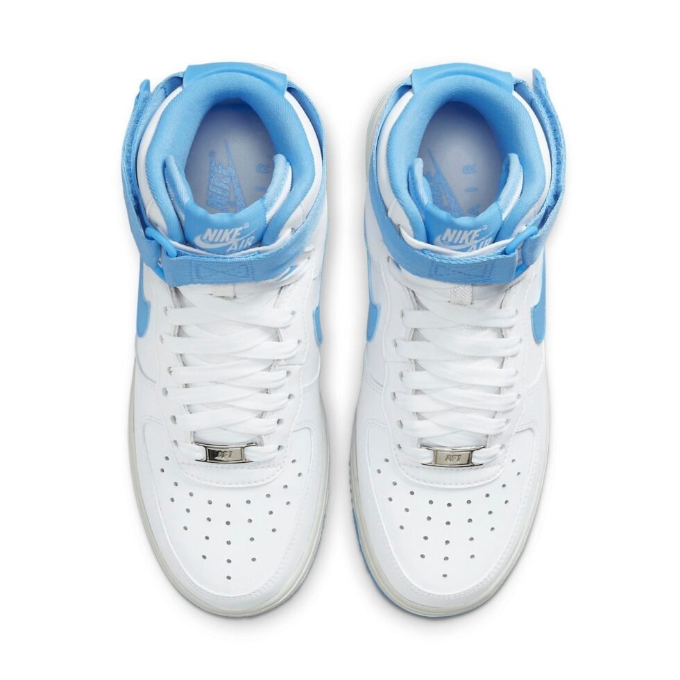 (WMNS) Nike Air Force 1 High 'White University Blue' DX3805-100 - Image 4