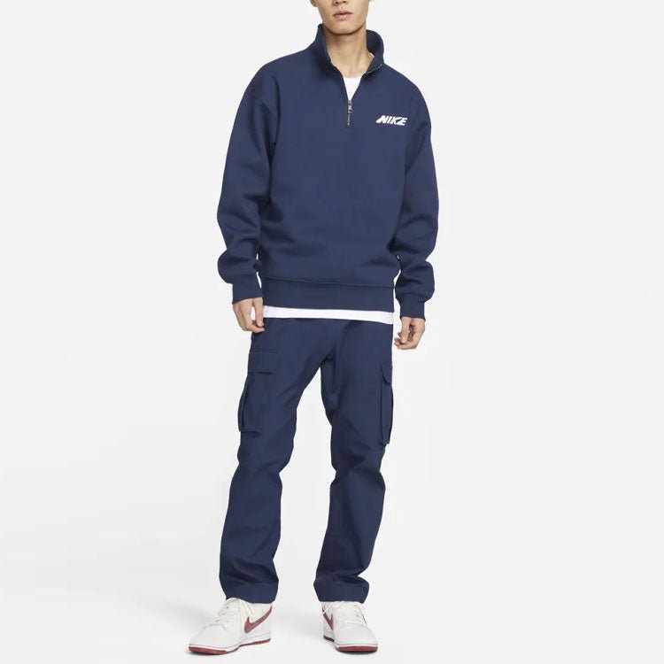 Nike SB 1/2-Zip Fleece Skate Pullover DX4249-410 - Image 3
