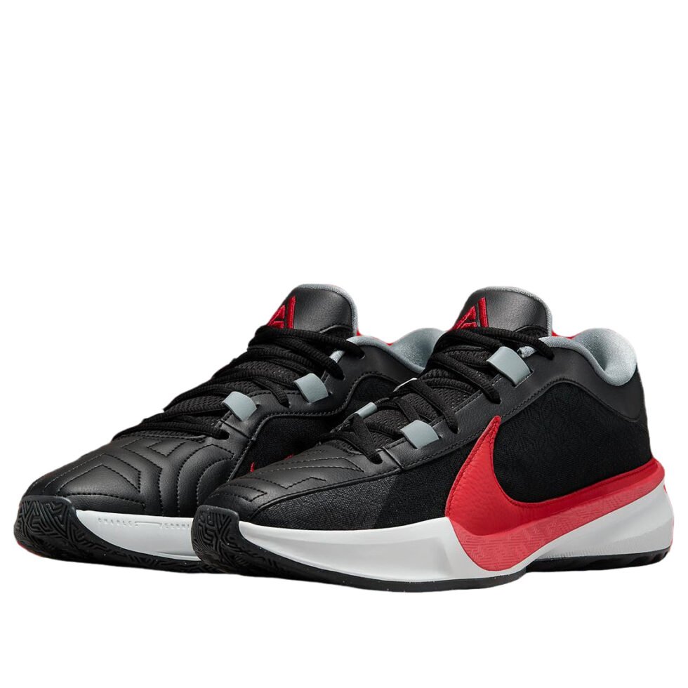 Nike Zoom Freak 5 'Black University Red' DX4985-004 - Image 3